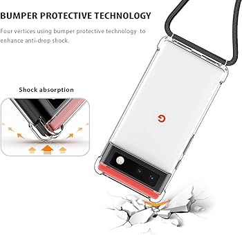Amazon.com: YESPURE for Google Pixel 6 Pro Clear Case Adjustable